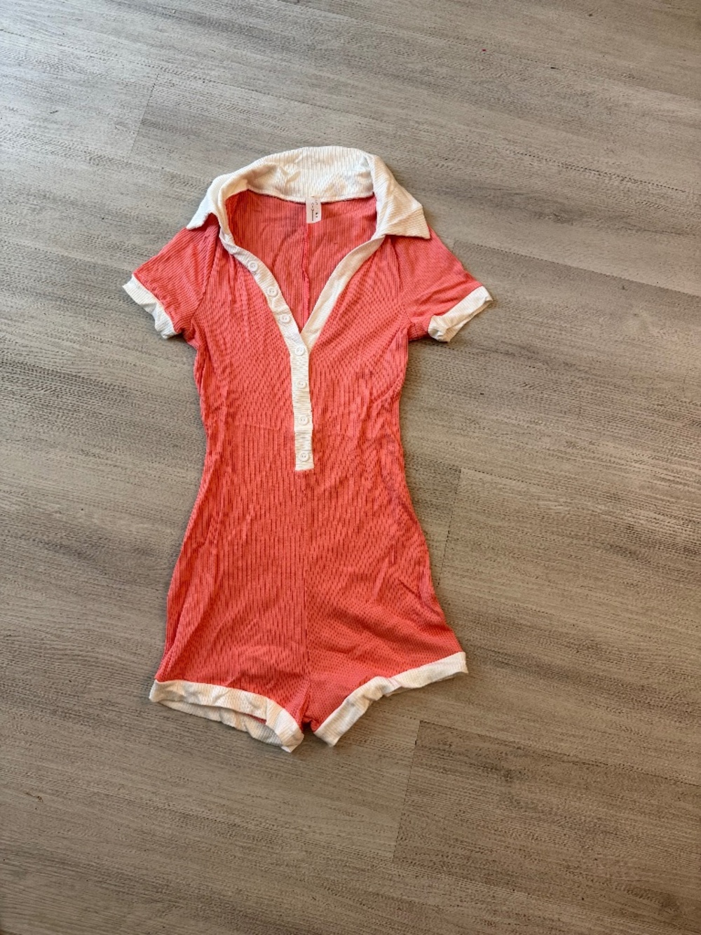 Collared romper